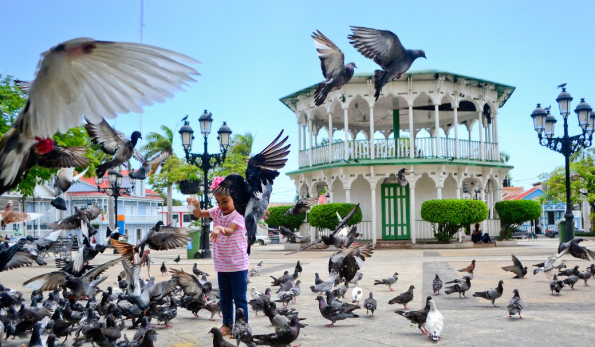 Parque Central de Puerto Plata durante el Puerto Plata City Tour desde Amber Cove